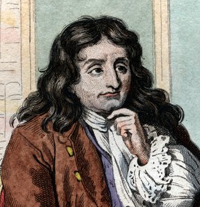 Portrait de Jean de La Fontaine - French School