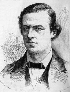 Portrait de Joseph Joachim (1831-1907), violoniste hongrois. Gravure dans « Le Monde Illustré » n°516 du 2 mars - French School