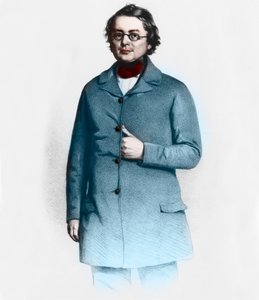 Portrait de Joseph Skoda (1805-1881), médecin, professeur de médecine et dermatologue tchèque - French School
