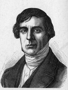 Portrait de Jules Barthélemy Saint-Hilaire (1805 - 1895), érudit et homme politique français - dans "Album de la Science; savants illustres; Grandes découvertes" 1896. - French School