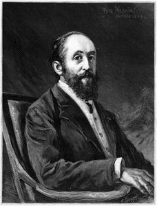 Portrait de Jules Claretie (1840-1913), romancier français et membre de l
