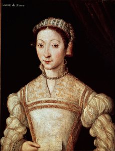 Portrait de Laure (Laura) de Noves (1308-1348), femme aimée de Pétrarque - French School