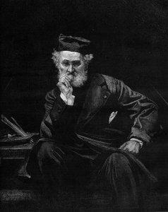 Portrait de Léon Cogniet (1794-1880), peintre français. Gravure dans « Le Monde Illustré » n°1236 du 4 décembre 1880. - French School