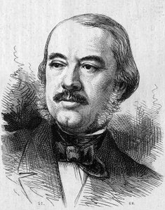 Portrait de Léon Laya, dramaturge français. Gravure dans « Le Monde Illustré » n°805 du 14 septembre 1872 - French School