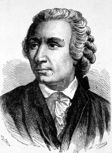 Portrait de Léon (Leonhard) Euler (1707 - 1783), mathématicien suisse - dans « Album de la Science; savants illustres; Grandes découvertes » 1896. - French School