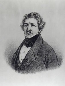 Portrait de Louis-Jacques Daguerre (1787-1851) - French School