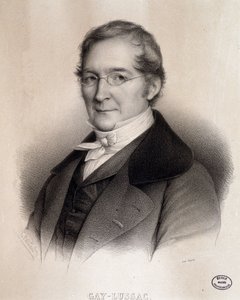 Portrait de Louis-Joseph Gay-Lussac (1778 - 1850), chimiste et physicien français. Gravure du XIXe siècle. Bibliothèque de l