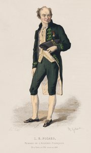 Portrait de Louis Benoit Picard, dramaturge français - French School