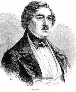 Portrait de Louis Daguerre - gravure - French School
