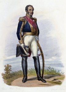 Portrait de Louis Gabriel Suchet (1770-1826), maréchal de France - dans « Le Plutarque français », par Mennechet - French School