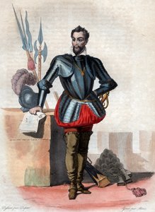 Portrait de Louis Ier de Bourbon, prince de Condé (1530-1569) - French School
