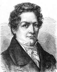 Portrait de Louis Jacques Thénard (1777 - 1857), chimiste français - dans « Album de la Science ; savants illustres ; Grandes découvertes » 1896 - French School