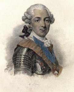 Portrait de Louis Jean Marie de Bourbon, Duc de Penthièvre (1725-1793), grand amiral et mécène français. dans "Portraits des Hommes Utiles" - French School