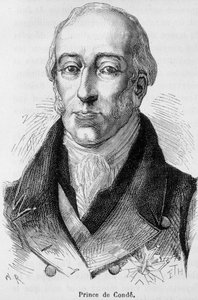 Portrait de Louis V Joseph de Bourbon-Condé (1736-1818), huitième prince de Condé, homme de guerre français - dans « L
