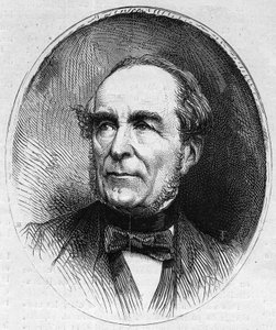 Portrait de Louis Vitet, homme politique français. Gravure dans Le Monde Illustré n°844 du 13 juin 1873.