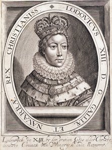Portrait de Louis XIII, jeune. - French School