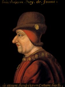 Portrait de Louis XI (1423-1483), roi de France - French School