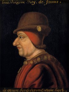 Portrait de Louis XI (1423-1483), roi de France. École française du 17e siècle - French School