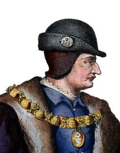 Portrait de Louis XI de France (1423-1483) - French School