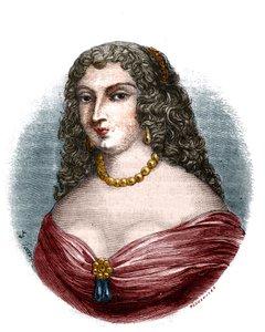 Portrait de Mademoiselle de La Fayette (Louise de La Fayette 1618-1665), maîtresse en titre mais sans fonctions du roi Louis XIII vu l