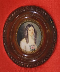 Portrait de Marie Duplessis (1824-1847) également connue sous le nom de La Dame aux Camélias, 1847