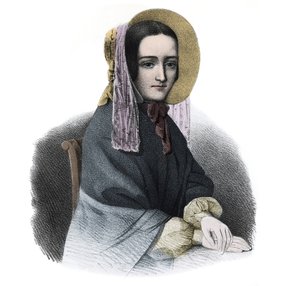 Portrait de Marie Fortunée Capelle, Marie Lafarge (Madame) (1816-1852) criminelle française - gravure du 19ème siècle