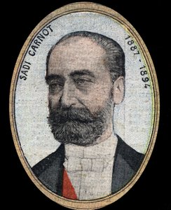 Portrait de Marie François Sadi Carnot (1837-1894), président de la République française