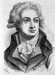 Portrait de Marie Jean Hérault de Séchelles (1759-1794), homme politique français - dans "L