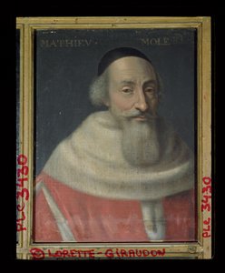 Portrait de Mathieu Molé (1584-1656) Seigneur de Champlâtre
