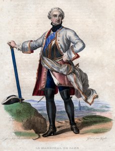 Portrait de Maurice de Saxe (1696-1750)