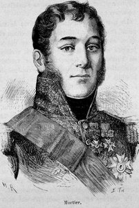 Portrait de Mortier, Duc de Trévise (1768 - 1835), Maréchal de France, tué lors de l
