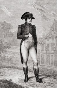 Portrait de Napoléon Bonaparte, de Histoire de la Révolution Française par Louis Blanc - French School