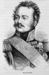 Portrait de Paskiewitch (ou Paskeevich), maréchal russe (1782 - 1856) - dans «L
