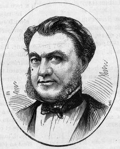 Portrait de Paul Abadie (1812-1884), architecte français. Gravure dans 