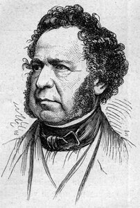 Portrait de Paul Duc de Noailles (1802-1885), historien et académicien français. Gravure dans "Le Monde Illustré" n°883 du 14 mars 1874. - French School