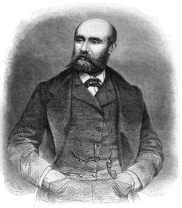 Portrait de Paul Henry Corintin Féval (Paul Féval père) - French School