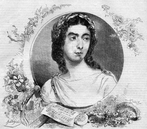 Portrait de Pauline Viardot (1821-1910), chanteuse française, dans l