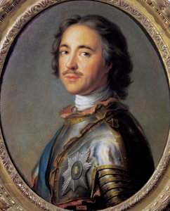 Portrait de Pierre Ier dit Pierre le Grand - French School