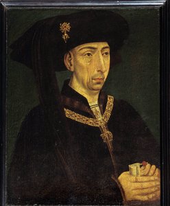 Portrait de Philippe III de Bourgogne dit Philippe le Bon - French School