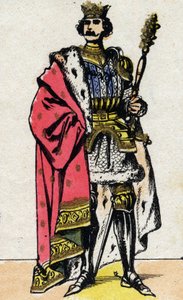 Portrait de Philippe VI de Valois (1294-1350), roi de France. - French School