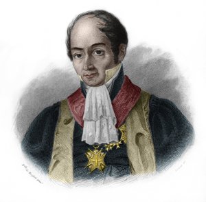 Portrait de Pierre-François-Hercule, comte de Serre (1776-1824), homme politique français. Dans "Livre des Orateurs" par Louis de Cormenin Timon. 1842. Collection privée. - French School