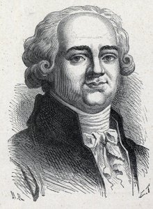 Portrait de Pierre Louis Manuel, homme politique français (1751-1793) député de la Seine à la Convention nationale. Gravure de 1889. Collection privée. - French School