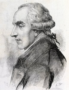 Portrait de Pierre Simon de Laplace (1747 - 1827), astronome, mathématicien et physicien français - dans « Album de la Science ; savants illustres ; Grandes découvertes » 1896