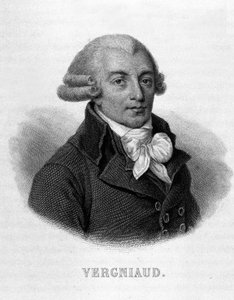 Portrait de Pierre Victurnien Vergniaud (1753-1793), homme politique français - dans «Révolution française» par Thiers - French School