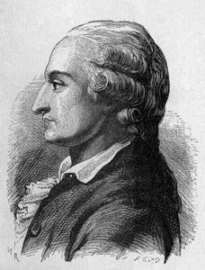 Portrait de Pilâtre de Rozier (1756 - 1785), physicien et aéronaute français (premier voyage en montgolfière) - dans "Album de la Science; savants illustres; Grandes découvertes" 1896. - French School