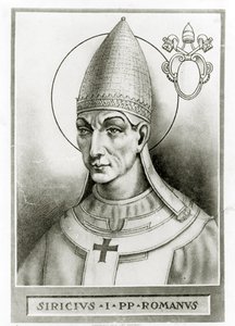 Portrait du pape Sirice, vers 1835 - French School