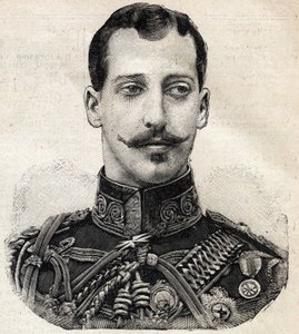 Portrait du prince Albert Victor (1864-1892), duc de Clarence et Avondale, et petit-fils de la reine Victoria d