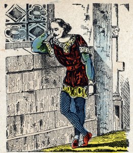 Portrait du Prince Charles de Basse-Lotharingie (Charles Ier de Lorraine) (953-991) enfermé à Orléans en 991 (Charles, duc de Basse-Lorraine emprisonné par Hugues Capet à Orléans, où il mourut peu de temps après, 991) Image d