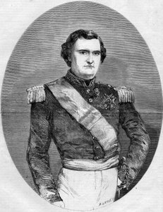 Portrait du prince Napoléon Joseph Charles Paul Bonaparte (1822-1891). Gravure dans « Le Monde Illustré » n°94 du 29 janvier 1859. - French School