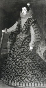 Portrait de la princesse Élisabeth de France (1602-44) 1621 - French School